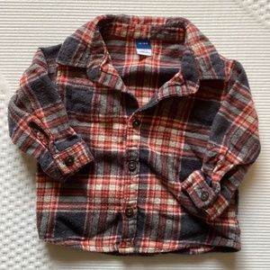 Old Navy boys flannel 12-18 months